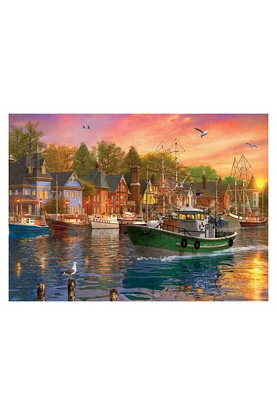 Eurographics Puzzle Eurographics - Dominic Davison: Harbor Sunset, 1000 pieces