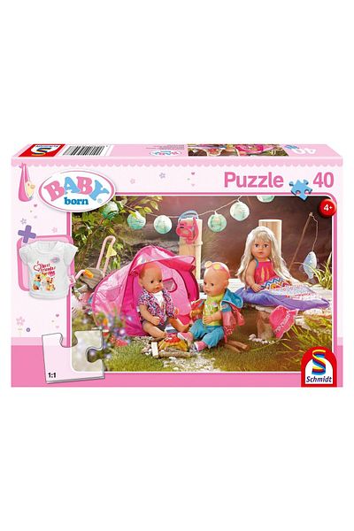 Schmidt Puzzle Schmidt - Baby Born - Come On, Let'S Go Camping!, 40 piese