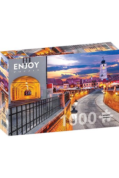Enjoy Puzzle 1000 pieces Enjoy - Piata Mica, Sibiu