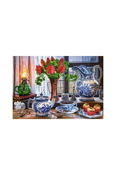 Castorland Puzzle Castorland - Still Life with Tulips, 1500 piese