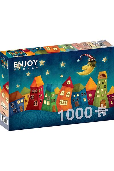 Enjoy Puzzle 1000 pieces ENJOY - Fantasy Colorful Houses