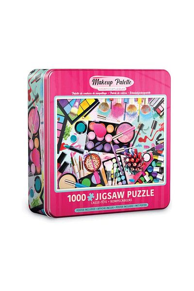 Eurographics Puzzle 1000 pieces Eurographics - Metal Box - Makeup Palette