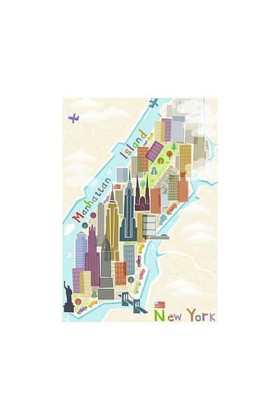 RAVENSBURGER Puzzle Ravensburger - New York, 99 piese