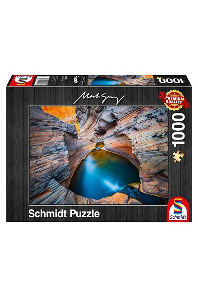 Schmidt Schmidt Puzzle - Mark Gray: Indigo, 1000 pieces