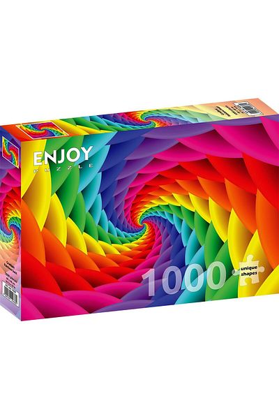 Enjoy Puzzle 1000 pieces Enjoy - Gradient Rainbow Swirl