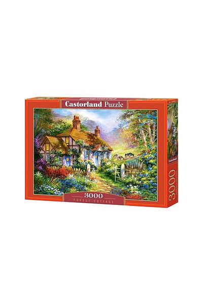Castorland Puzzle Castorland - Forest Cottage, 3000 piese