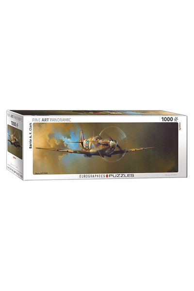 Eurographics Panoramic puzzle Eurographics - Spitfire by Barrie A.F. Clark, 1000 pieces