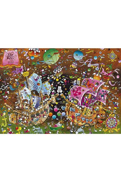 CLEMENTONI Puzzle 6000 piese Clementoni - Guillermo Mordillo: The Kiss