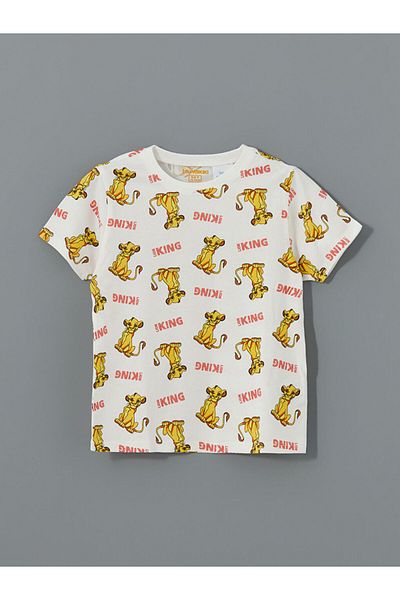 LC Waikiki New Season Lion King Printed Boys' Shorts Pajama Set - S5Fm69Z1