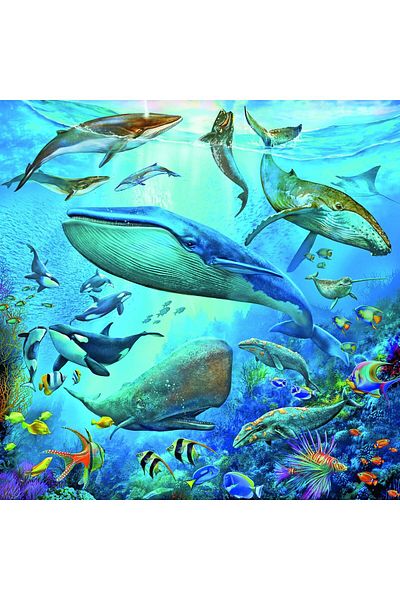 RAVENSBURGER Ravensburger Puzzle - Underwater World, 3x49 pieces
