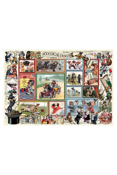 Anatolian Anatolian puzzle - Barbara Behr: Cute Kittens & Comical Dogs, 2x500 pieces