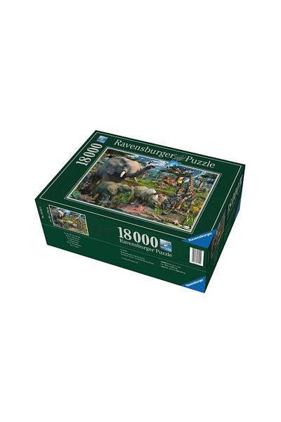 RAVENSBURGER Ravensburger Puzzle - Animals in the Wild, 18000 pieces