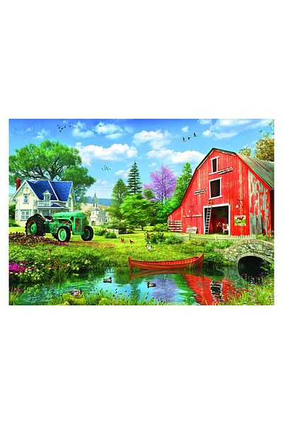 Eurographics Puzzle Eurographics - Dominic Davison: The Red Barn by DominicDavison, 1000 pieces