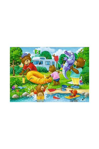 RAVENSBURGER Puzzle 2x24 pieces Ravensburger - Bears In Camping
