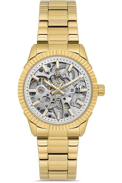 DAVID GUNER David Guner Women's Watch Dg-8854La-B1 35 mm Gold