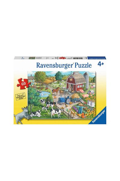 RAVENSBURGER Ravensburger Puzzle - Farm, 60 pieces
