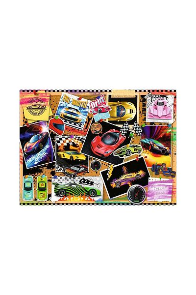 RAVENSBURGER Ravensburger Puzzle - Race Cars, 100 pieces XXL