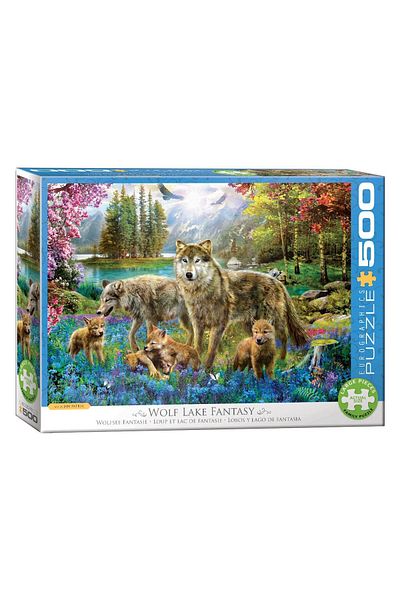 Eurographics Puzzle Eurographics - Wolf Lake Fantasy, 500 pieces XXL