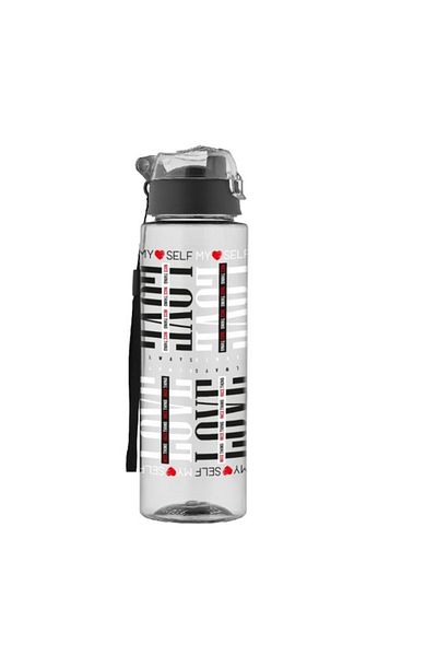 Hanedanev Detox Flask & Water Bottle & Detox Water Bottle Patterned Water Bottle Flask with Strainer 800 ml