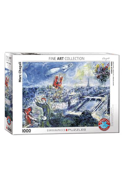 Eurographics Puzzle Eurographics - Marc Chagall: Le Bouquet de Paris, 1000 pieces
