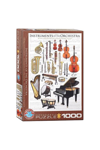 Eurographics Puzzle Eurographics - Instruments of the Orchestra, 1000 pieces
