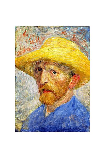 Enjoy Puzzle 1000 pieces Enjoy - Vincent Van Gogh: Self-portrait with a Straw Hat