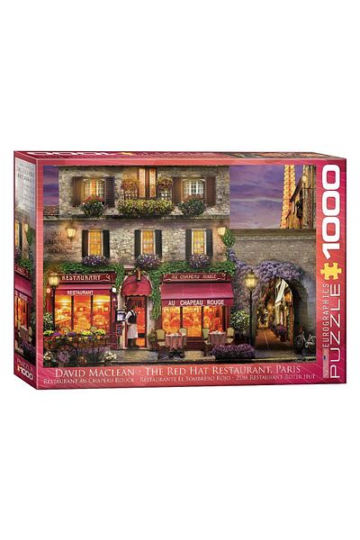 Eurographics Puzzle Eurographics - David Mc Lean: Restaurant au Chapeau Rouge, 1000 pieces