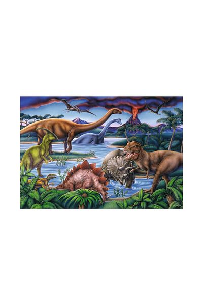 RAVENSBURGER Ravensburger Puzzle - Dinosaurs, 35 pieces