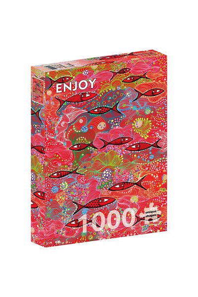 Enjoy Puzzle 1000 piese ENJOY - Deep Red (Enjoy-2011)