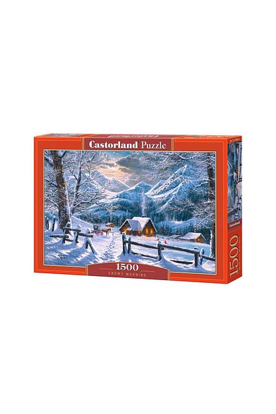 Castorland Puzzle Castorland - Snowy Morning, 1500 pieces