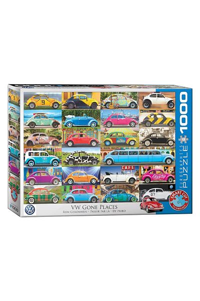 Eurographics Puzzle Eurographics - VW Beetle - Gone Places, 1000 piese