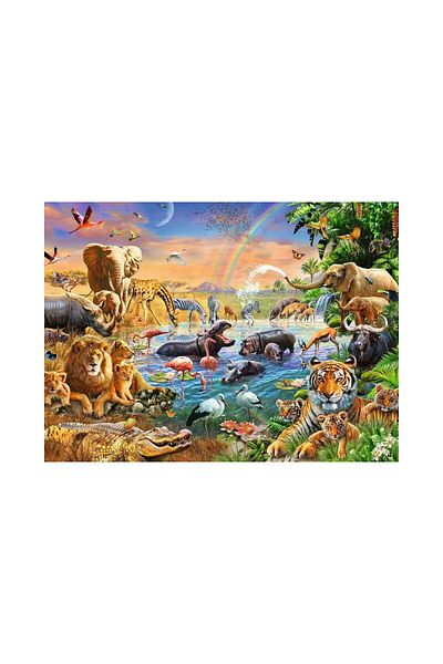 RAVENSBURGER Ravensburger Puzzle - Spring in the Jungle, 100 pieces