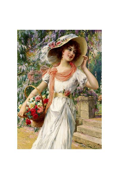 Enjoy Puzzle 1000 pieces Enjoy - Emile Vernon: The Flower Garden