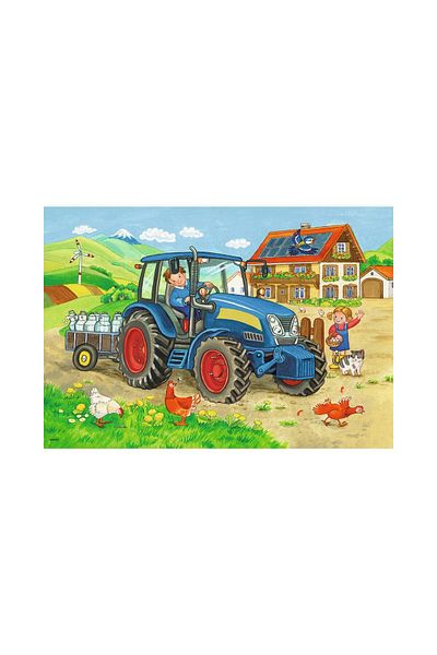 RAVENSBURGER Ravensburger Puzzle - Construction Site, 2x12 pieces