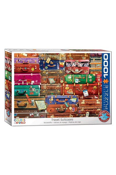 Eurographics Puzzle Eurographics - Travel Suitcases, 1000 pieces