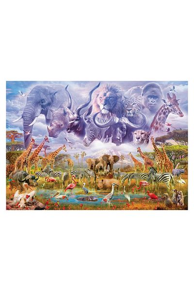 Schmidt Puzzle Schmidt - Animals At The Waterhole, 1000 pieces