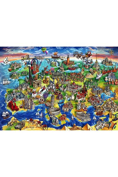 Anatolian Anatolian Puzzle - Maria Rabinky: European World, 1500 pieces