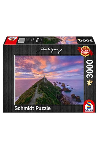 Schmidt Schmidt - Mark Gray Puzzle: Nugget Point Lighthouse, The Catlins, South Island, 3000 pieces