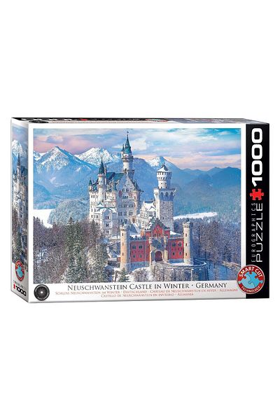 Eurographics Puzzle Eurographics - Neuschwanstein in Winter, Germany, 1000 pieces