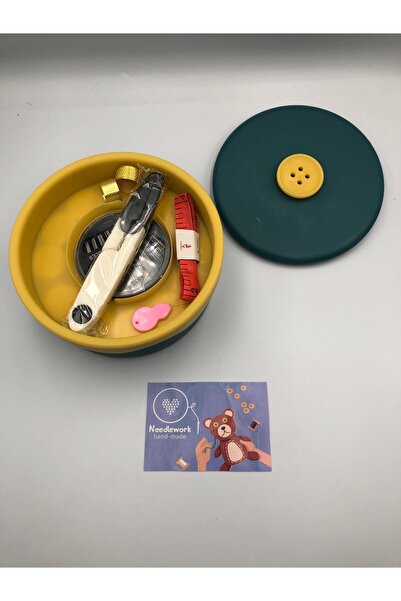 DUCK HOBY Dikiş Nakış Kiti, Set, Çeyiz, Düğün, Taşınabilir, Düğme Desen