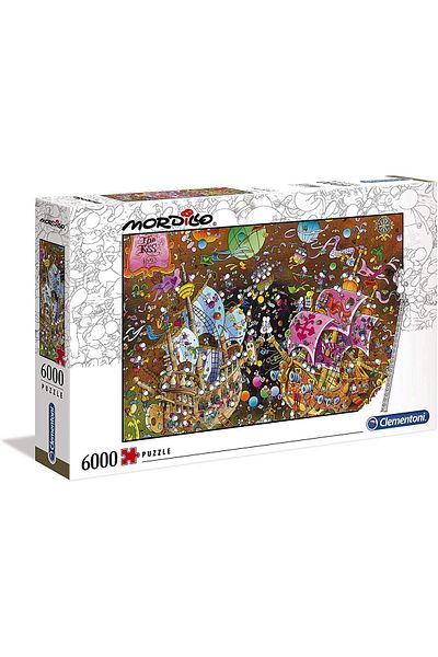 CLEMENTONI Puzzle 6000 piese Clementoni - Guillermo Mordillo: The Kiss
