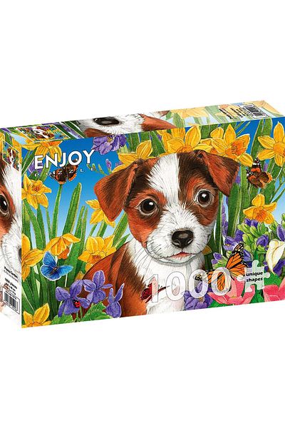 Enjoy Puzzle 1000 pieces ENJOY - Puppy Garden