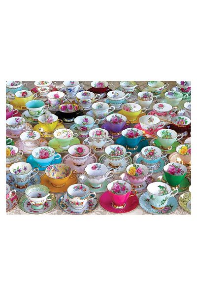 Eurographics Puzzle Eurographics - Tea Cups, 1000 pieces