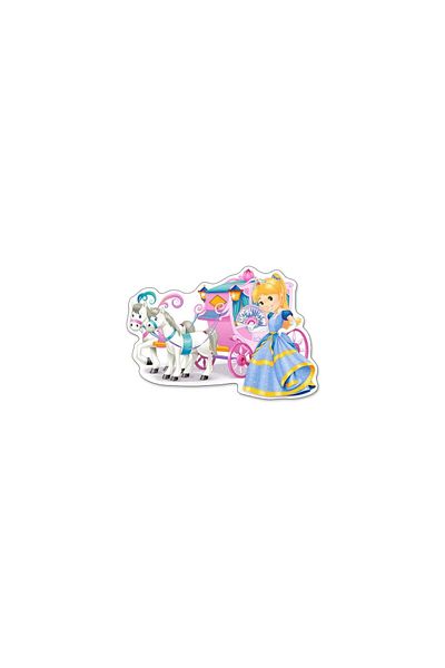 Castorland Castorland Maxi Puzzle - Princess Carriage, 12 Pieces