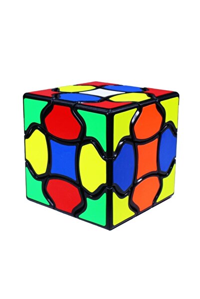 BV Cub Magic 3x3x3 QiYi Fluffy Speedcube, Negru, 341CUB-1