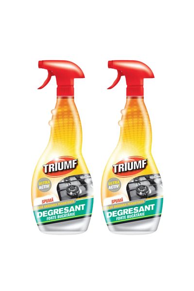 TRIUMF Pack of 2 X Kitchen Solution With Active Foam, 500ml