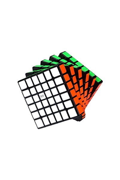 BV Cub Magic 6x6x6, QiYi QiFan W SpeedCube, Negru, 466CUB-1