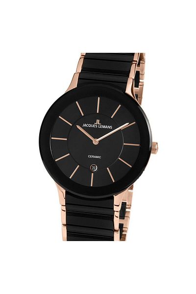 Jacques Lemans Ανδρικό Ρολόι Jacques Lemans 1-1855C, Quartz, 38mm, 5ATM