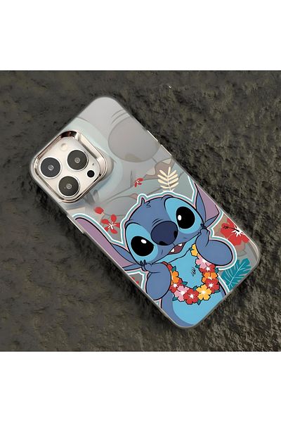 THO Husa Compatibila Cu Apple Iphone 15 Plus, Protectie Completa Lilo Si Stitch