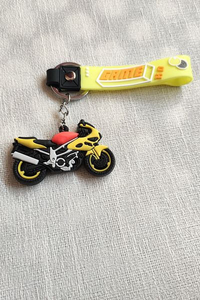 Lynare Motor Motorcycle Model 3D Silicone Biker Keychain and Bag Accessory 1Pcs